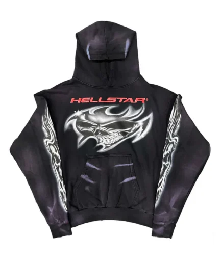 black and red hellstar hoodie