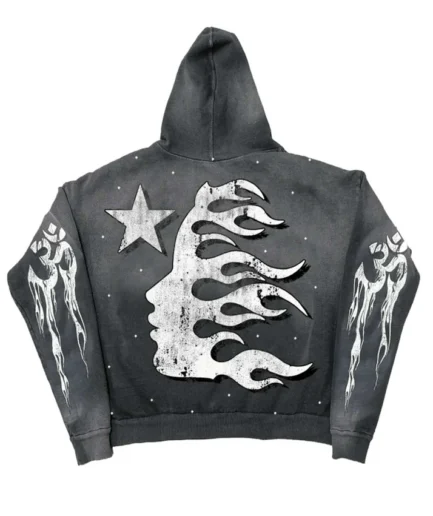 hellstar black hoodie​