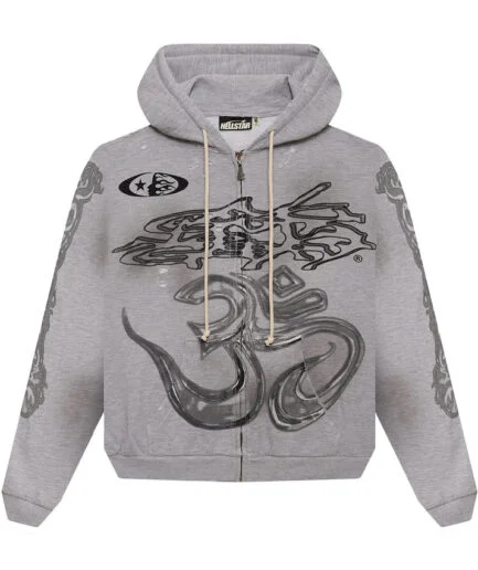 hellstar grey hoodie