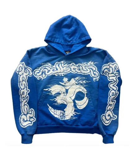 hellstar hoodie blue